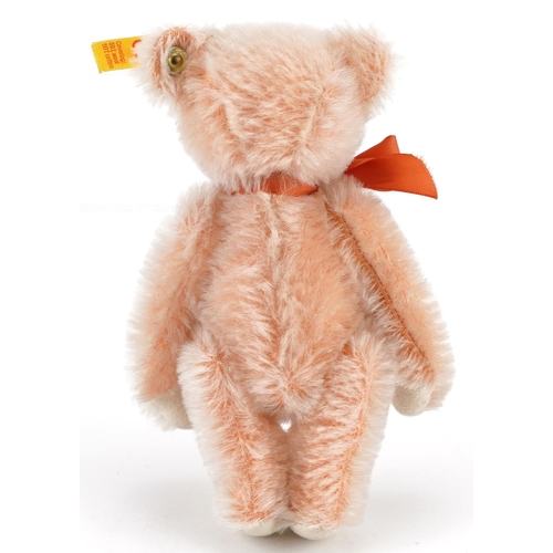 1605 - Steiff 1995 Holland teddy bear with jointed limbs and label numbered 029301, 16cm high