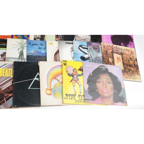 1229 - Vinyl LP records including Led Zeppelin, Pink Floyd, John Mayo, T-Rex, Unicorn, Family Entertainment... 