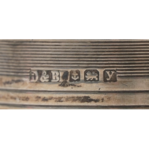 300 - Six George V and later silver napkin rings including two pairs and a 1967 United States of America h... 