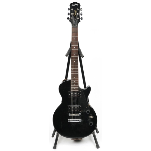 1197 - Epiphone Les Paul Special II model six string guitar with Ritter protective case, the guitar serial ... 