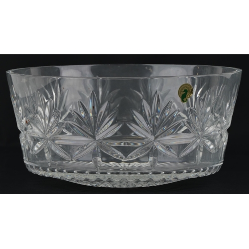 1168 - Waterford Crystal fruit bowl from The Nocturne collection, with box, 25cm in diameter