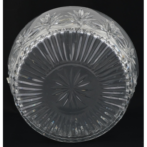 1168 - Waterford Crystal fruit bowl from The Nocturne collection, with box, 25cm in diameter