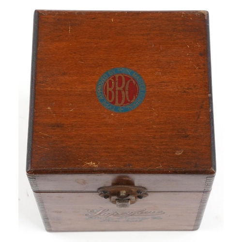 1402 - Vintage BBC voltmeter, 17cm high