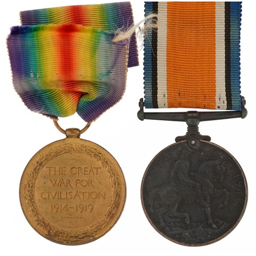 601 - British military World War I medal group relating to Charles John Perigo including a pair awarded to... 