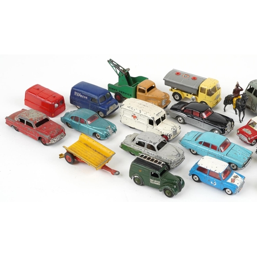 1570A - Vintage diecast vehicles including Corgi Toys and Dinky Super Toys