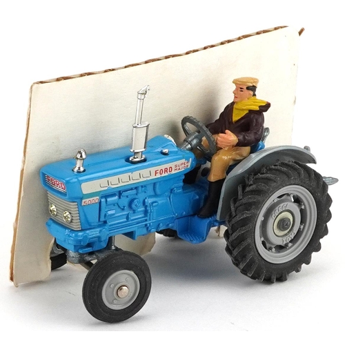 1548 - Vintage Corgi Toys diecast Ford 5000 Super Major Tractor with box numbered 67