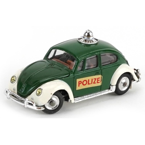 1540 - Vintage Corgi Toys diecast Volkswagen European Police Car with box numbered 492