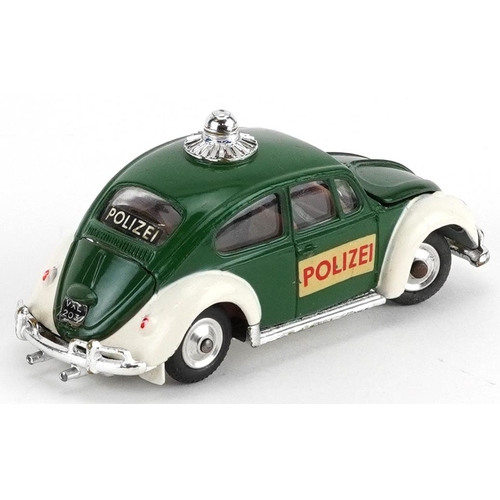 1540 - Vintage Corgi Toys diecast Volkswagen European Police Car with box numbered 492