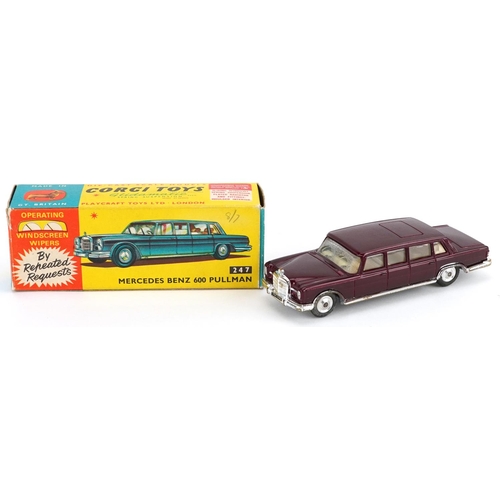 1542 - Vintage Corgi Toys diecast Mercedes Benz 600 Pullman with box numbered 247