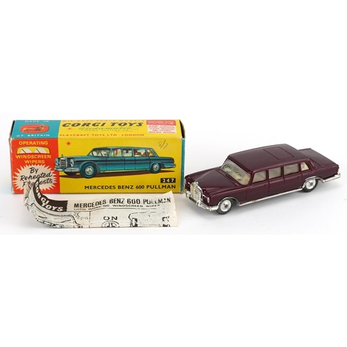 1542 - Vintage Corgi Toys diecast Mercedes Benz 600 Pullman with box numbered 247