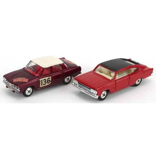 1546 - Two vintage Corgi Toys diecast vehicles with boxes comprising Marlin by Rambler Sports Fast Track 26... 