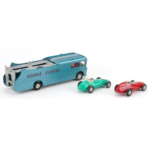 1537 - Vintage Corgi Major diecast Ecurie Ecosse racing car transporter with racing cars, gift set no 16