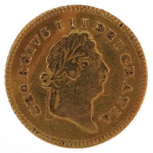 1633 - George III 1802 third guinea, 2.8g