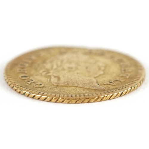 1633 - George III 1802 third guinea, 2.8g