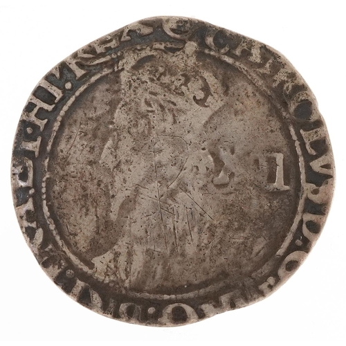 1641 - Charles I hammered silver shilling