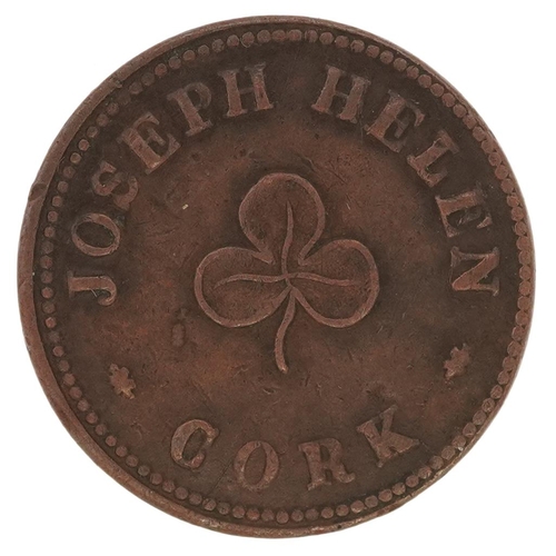 1679 - Irish one farthing token, Joseph Helen Cork