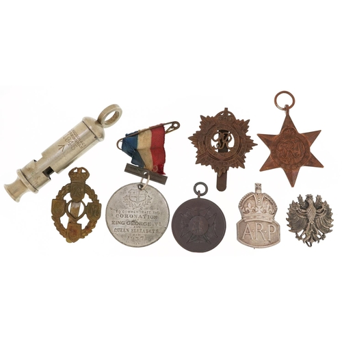 631 - British militaria including National Small-bore Rifle Association competitors medal, World War II Bu... 