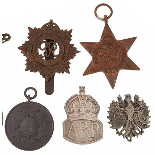 631 - British militaria including National Small-bore Rifle Association competitors medal, World War II Bu... 