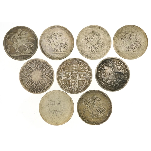 1636 - Antique and later British and world coins including William & Mary crown