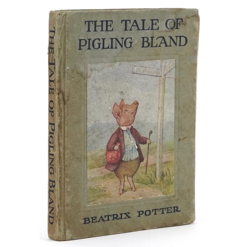 1745 - The Tale of Pigling Bland, hardback book by Beatrix Potter published London Frederick Warne & Co, co... 