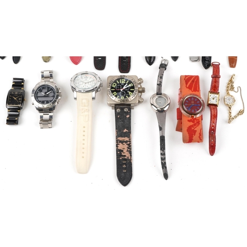 2795 - Vintage and later ladies and gentlemen's wristwatches including Sekonda, Rotary and Timex, the large... 