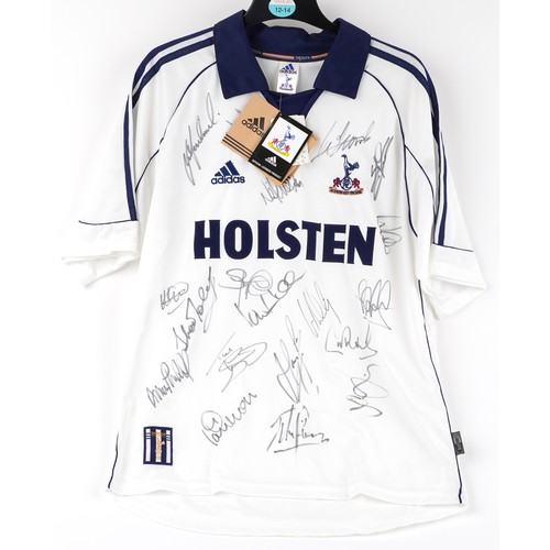 1717 - 1990's Sporting interest Tottenham Hotspur signed football shirt with ink signatures