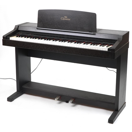 1207 - Yamaha Clavinova electric piano model CLP-152S, overall 103cm H x 120.5cm W x 46cm D