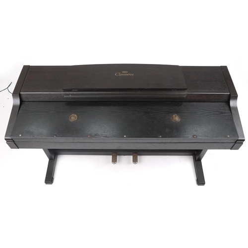 1207 - Yamaha Clavinova electric piano model CLP-152S, overall 103cm H x 120.5cm W x 46cm D