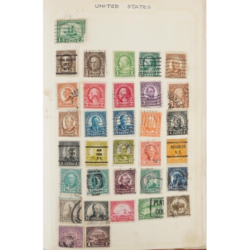 1761 - Collection of 19th century and later world stamps arranged in seven stock books and albums including... 