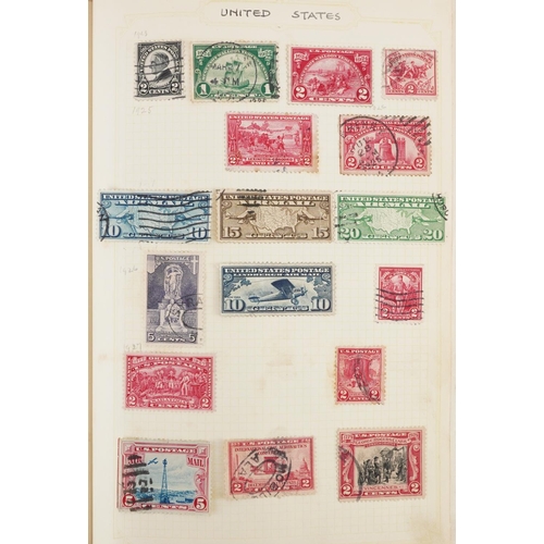 1761 - Collection of 19th century and later world stamps arranged in seven stock books and albums including... 