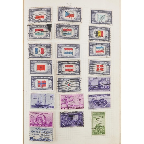 1761 - Collection of 19th century and later world stamps arranged in seven stock books and albums including... 