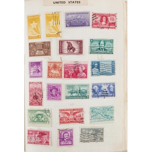 1761 - Collection of 19th century and later world stamps arranged in seven stock books and albums including... 