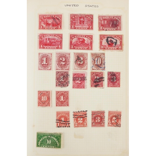 1761 - Collection of 19th century and later world stamps arranged in seven stock books and albums including... 