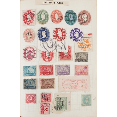 1761 - Collection of 19th century and later world stamps arranged in seven stock books and albums including... 