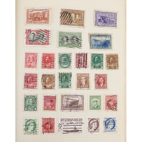 1761 - Collection of 19th century and later world stamps arranged in seven stock books and albums including... 