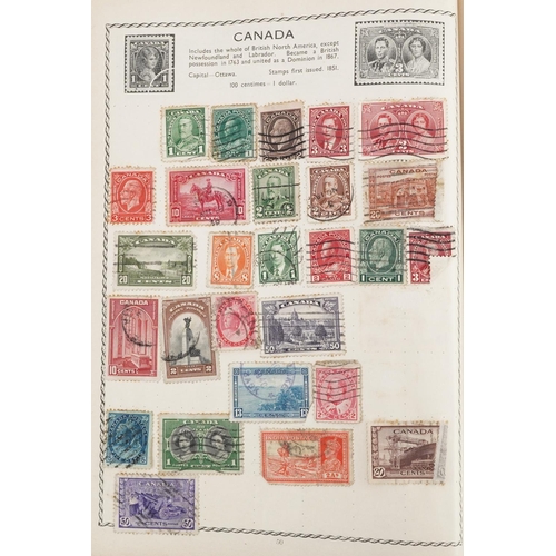 1761 - Collection of 19th century and later world stamps arranged in seven stock books and albums including... 