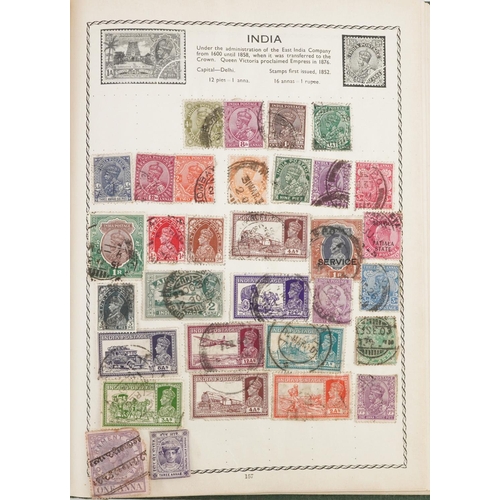 1761 - Collection of 19th century and later world stamps arranged in seven stock books and albums including... 