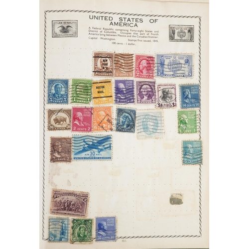 1761 - Collection of 19th century and later world stamps arranged in seven stock books and albums including... 