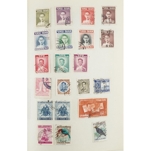 1761 - Collection of 19th century and later world stamps arranged in seven stock books and albums including... 