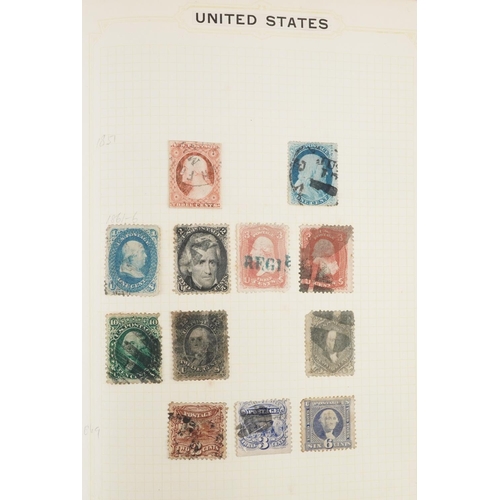 1761 - Collection of 19th century and later world stamps arranged in seven stock books and albums including... 