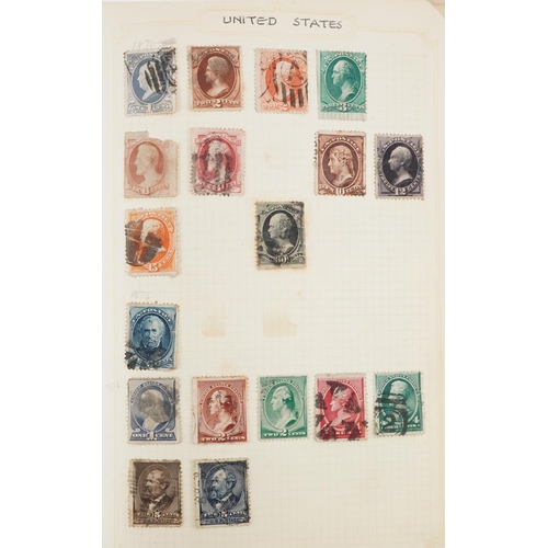 1761 - Collection of 19th century and later world stamps arranged in seven stock books and albums including... 