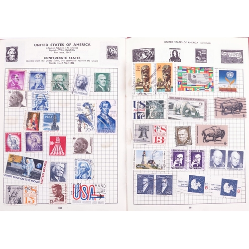 1773 - Collection of 19th century and later stamps arranged seven stock books and albums including China, C... 