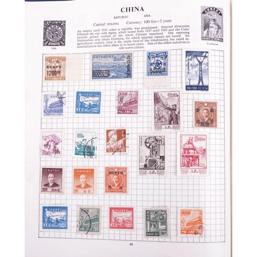 1773 - Collection of 19th century and later stamps arranged seven stock books and albums including China, C... 