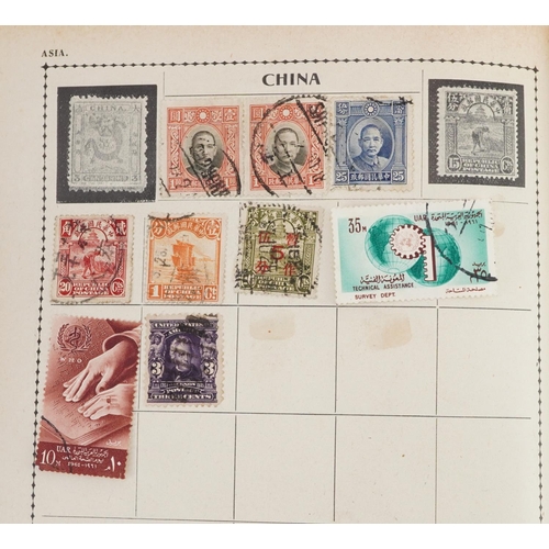 1762 - Collection of 19th century and later stamps arranged seven stock books and albums including Ireland,... 