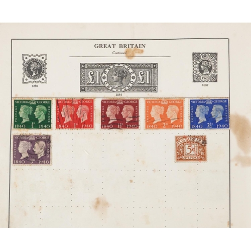 1762 - Collection of 19th century and later stamps arranged seven stock books and albums including Ireland,... 