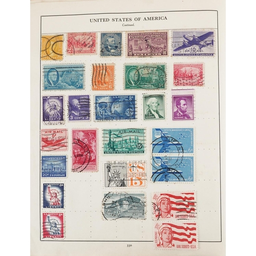 1762 - Collection of 19th century and later stamps arranged seven stock books and albums including Ireland,... 