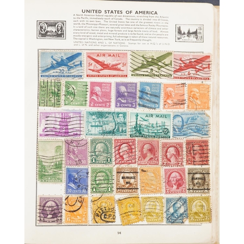 1768 - Collection of 19th century and later world stamps arranged in seven stock books and albums including... 