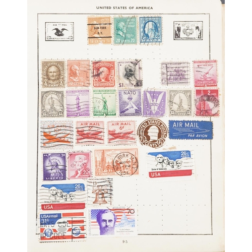 1768 - Collection of 19th century and later world stamps arranged in seven stock books and albums including... 