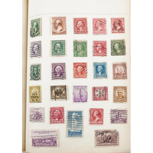 1768 - Collection of 19th century and later world stamps arranged in seven stock books and albums including... 