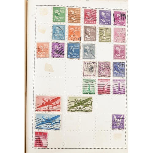 1768 - Collection of 19th century and later world stamps arranged in seven stock books and albums including... 